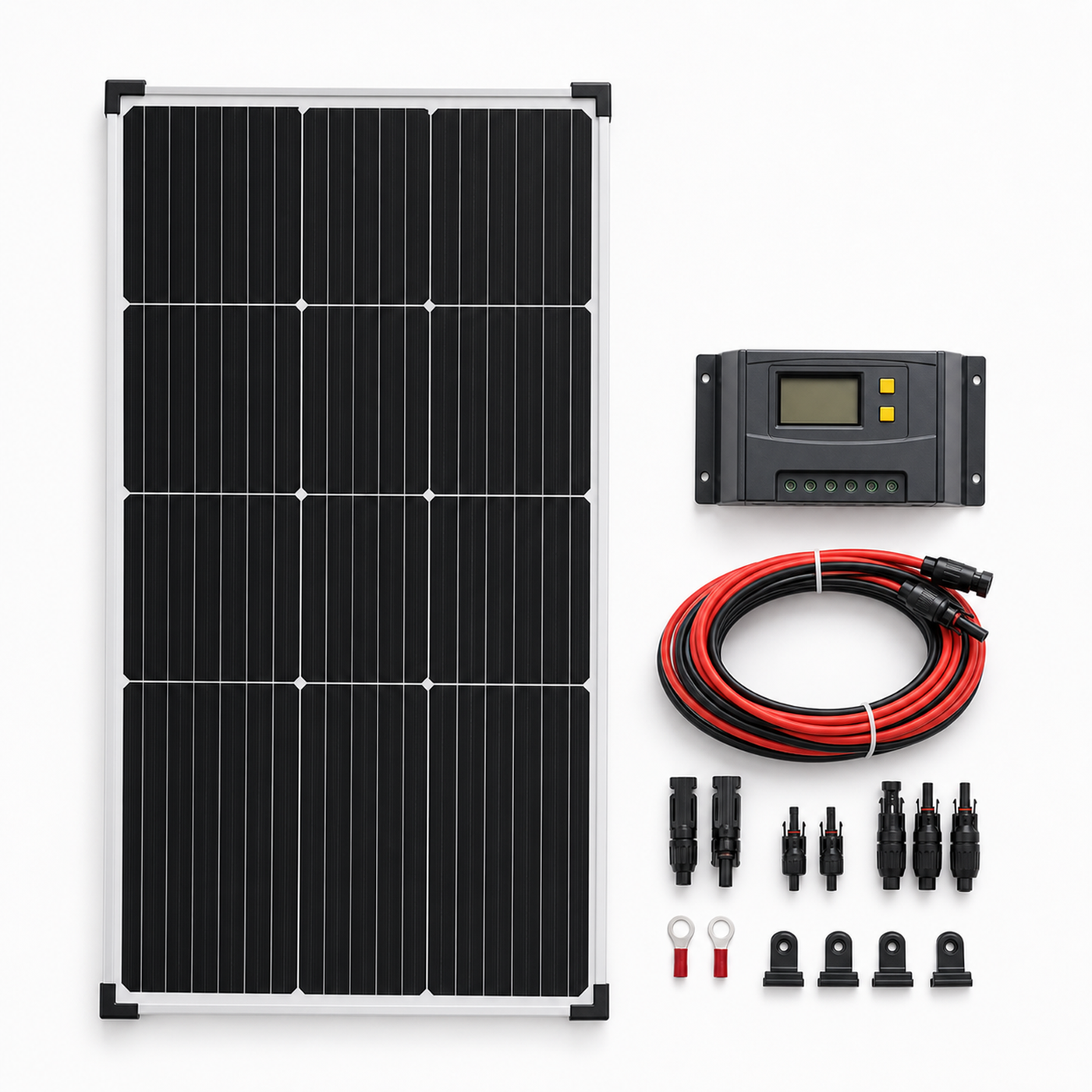 Topsolar 200W Solar-Kit für Camping, Wohnmobil & Yacht - Hauptbild ohne Text