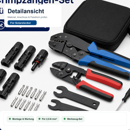 Crimpzangen-Set - Detailansicht