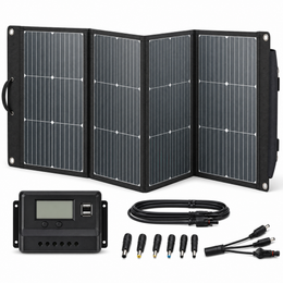 DOKIO 160W Faltbares Solar-Kit für Camping & Wohnmobil - Hauptbild ohne Text
