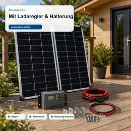 ECO-WORTHY Offgrid Solarset mit Laderegler & Halterung - Anwendung