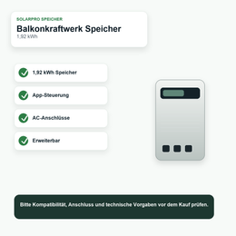 EcoFlow STREAM AC Pro Balkonkraftwerk Speicher 1,92 kWh - Vorteile und Hinweise