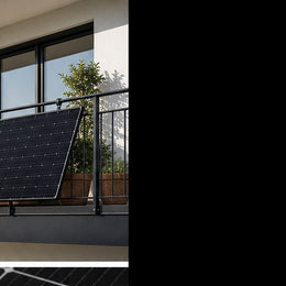 Solakon 1000W Balkonkraftwerk Komplettset mit 10m Anschlusskabel - Lieferumfang mit Modulen Wechselrichter und Kabeln