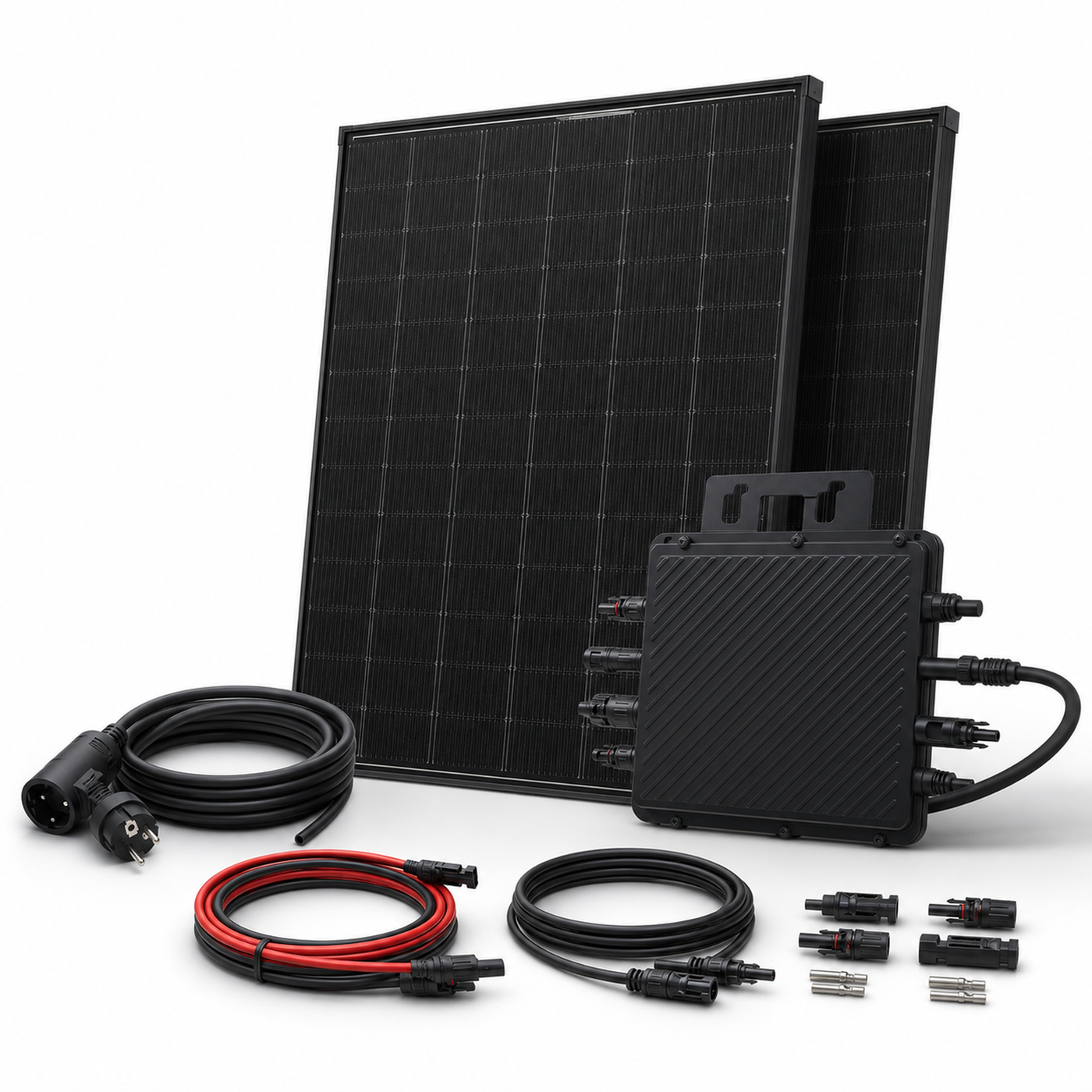 Solakon 1000W Balkonkraftwerk Komplettset mit 800W Wechselrichter - Hauptbild ohne Text