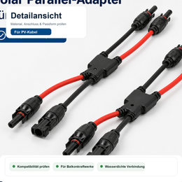 Solar Parallel-Adapter Set - Detailansicht