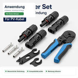 Solarstecker Set - Anwendung