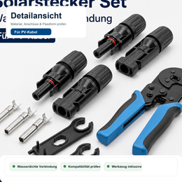 Solarstecker Set - Detailansicht