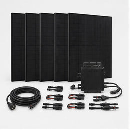 Solarway 2000W/800W Balkonkraftwerk Komplettset mit 4 Modulen - Hauptbild ohne Text