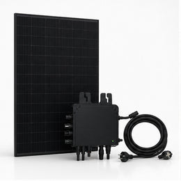 VALE 450Wp Full-Black Balkonkraftwerk mit M2-800 Wechselrichter - Hauptbild ohne Text