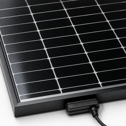 VALE Bifazial Black Solarmodul - realistische Detailaufnahme